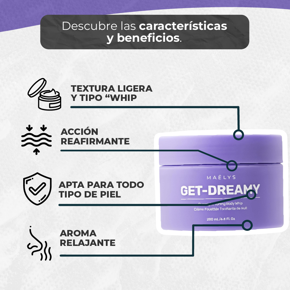 Miniatura 2 de GET-DREAMY - CREMA REAFIRMANTE